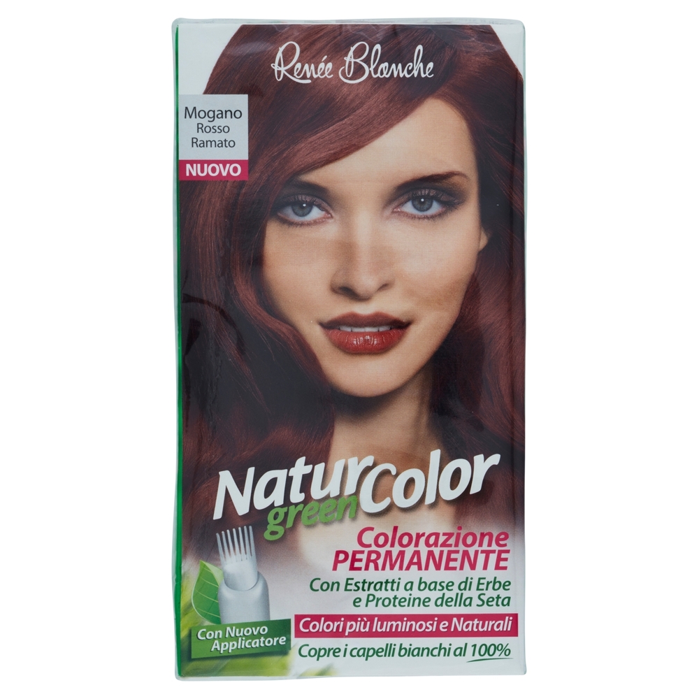Colorazione permanente mogano rosso ramato